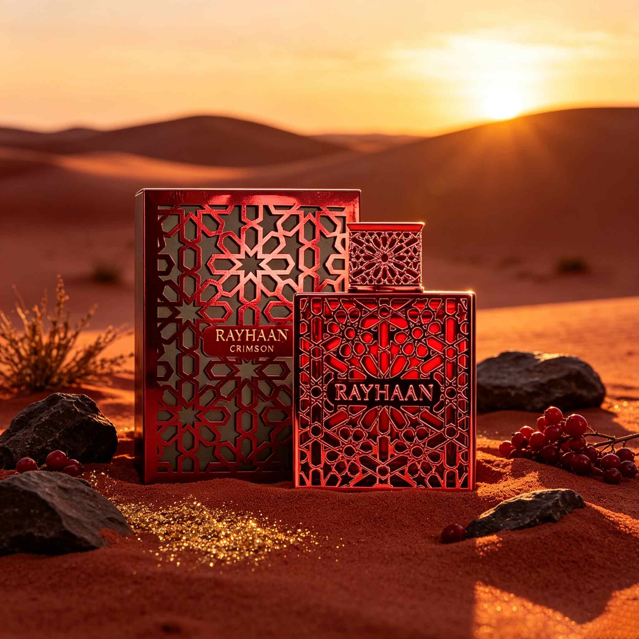 Novelty Gifts - Rayhaan Red 100Ml Edp, frasco luxuoso