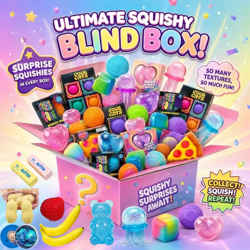 Caixa Misteriosa Squishy, Conj - Novelty Gifts avaliação e preço
