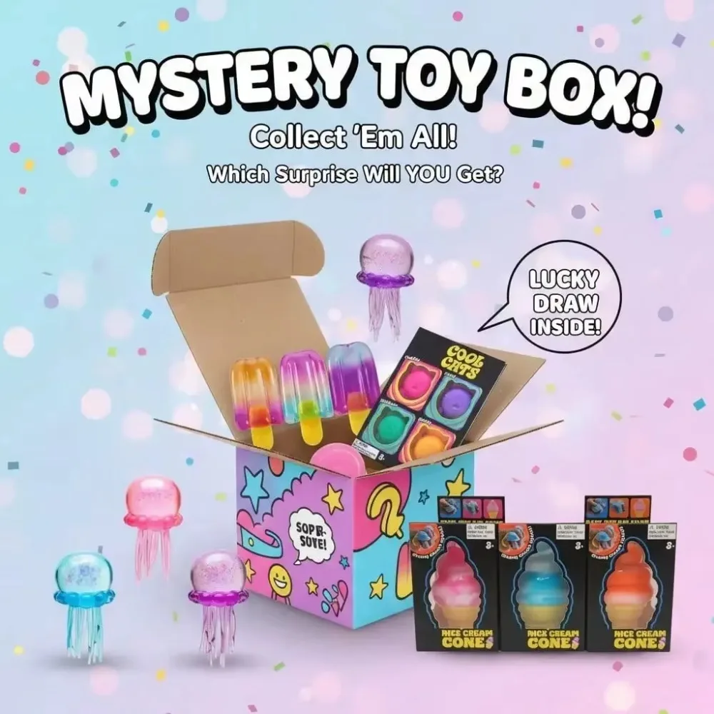 Caixa Misteriosa Squishy, Conj - Novelty Gifts avaliação e preço