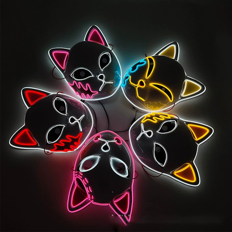 Máscara de Raposa Demônio de A - Led Purge Mask Halloween avaliação e preço