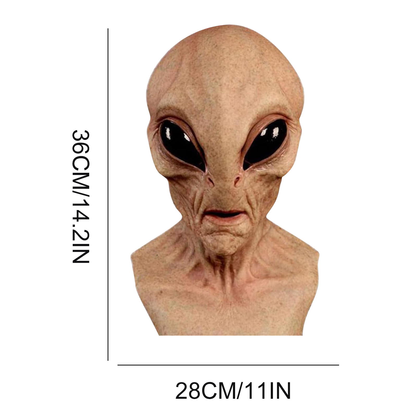 Máscara Alienígena Engraçada d - Latex Alien Mask Realistic avaliação e preço