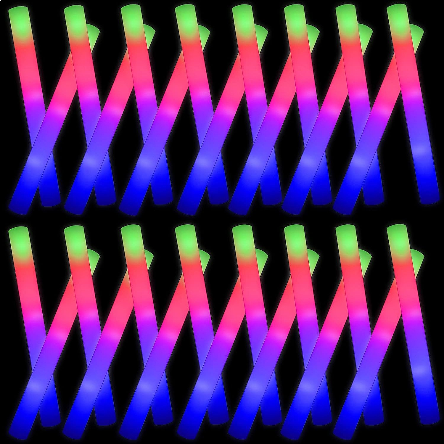 Bastões de Espuma LED Luminoso - Flashing Led Foam Sticks Party avaliação e preço