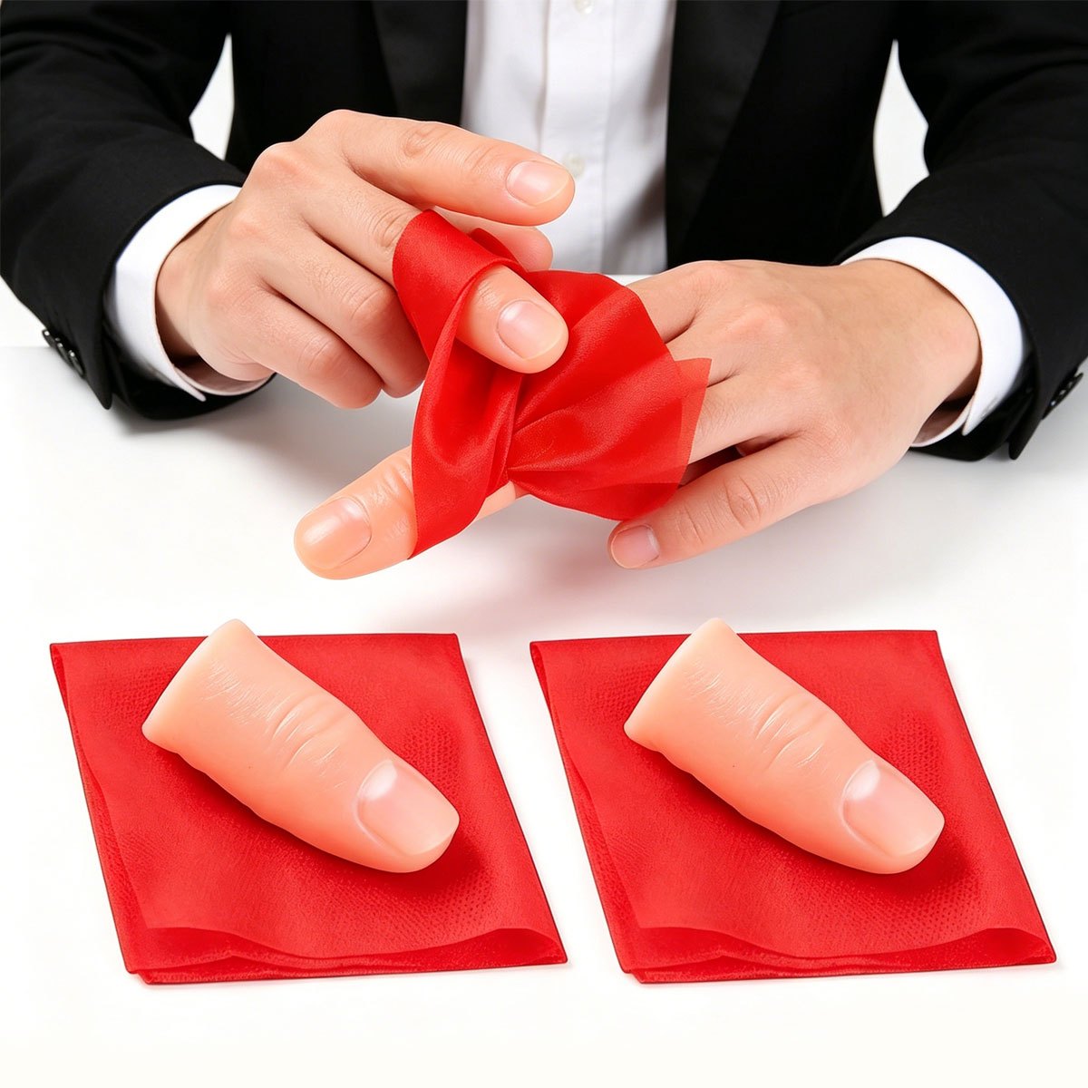 3 Conjuntos de Truques de Mági - Thumb Tip Magic Trick Set avaliação e preço