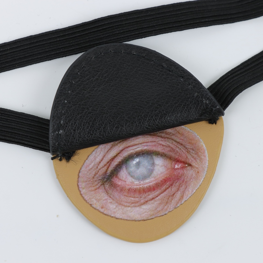Tapa-olho de pirata em couro s - Costumes avaliação e preço